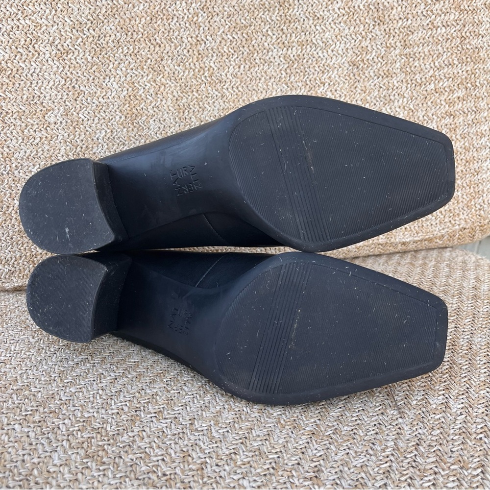 Naturalizer Black Block Heel Pumps size 8 - Picture 9 of 9